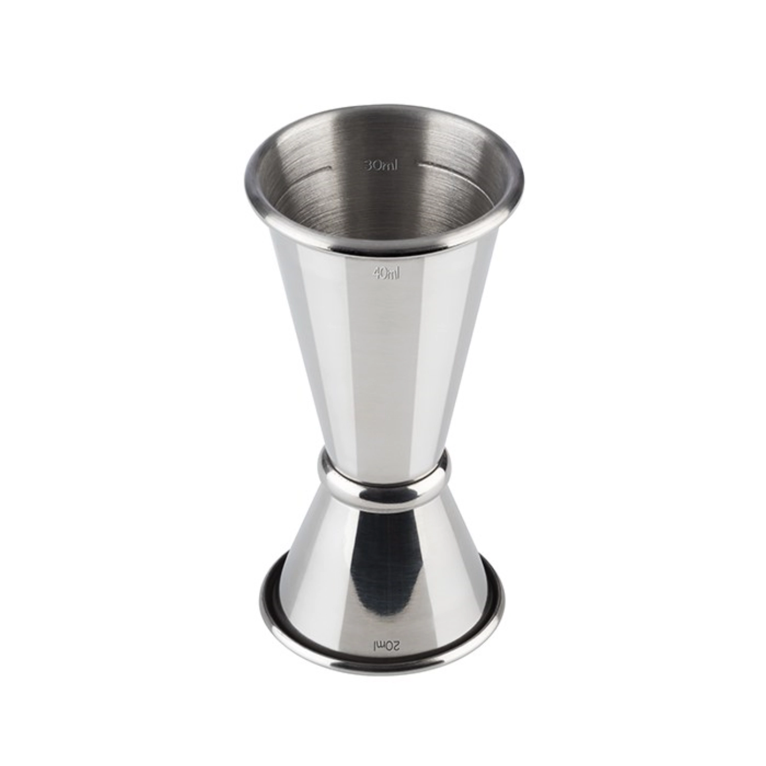 Kippmass 2cl/4cl Edelstahl hochglanz-poliert D4,5cm H9cm