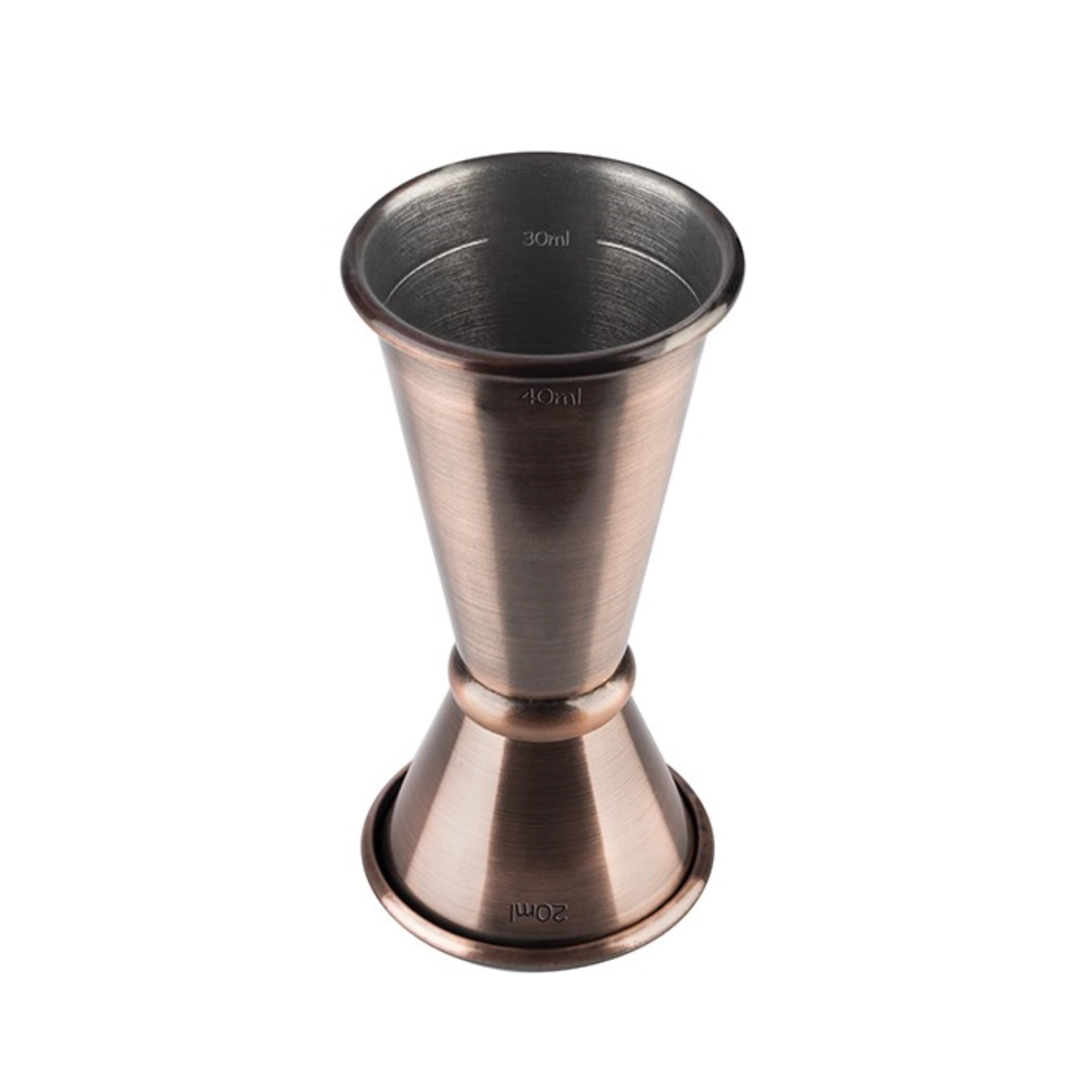 Kippmass 2cl/4cl Antik-Kupfer Look D4,5cm H9cm