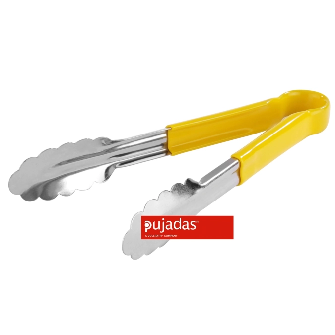 Pince buffet manche jaune 24cm