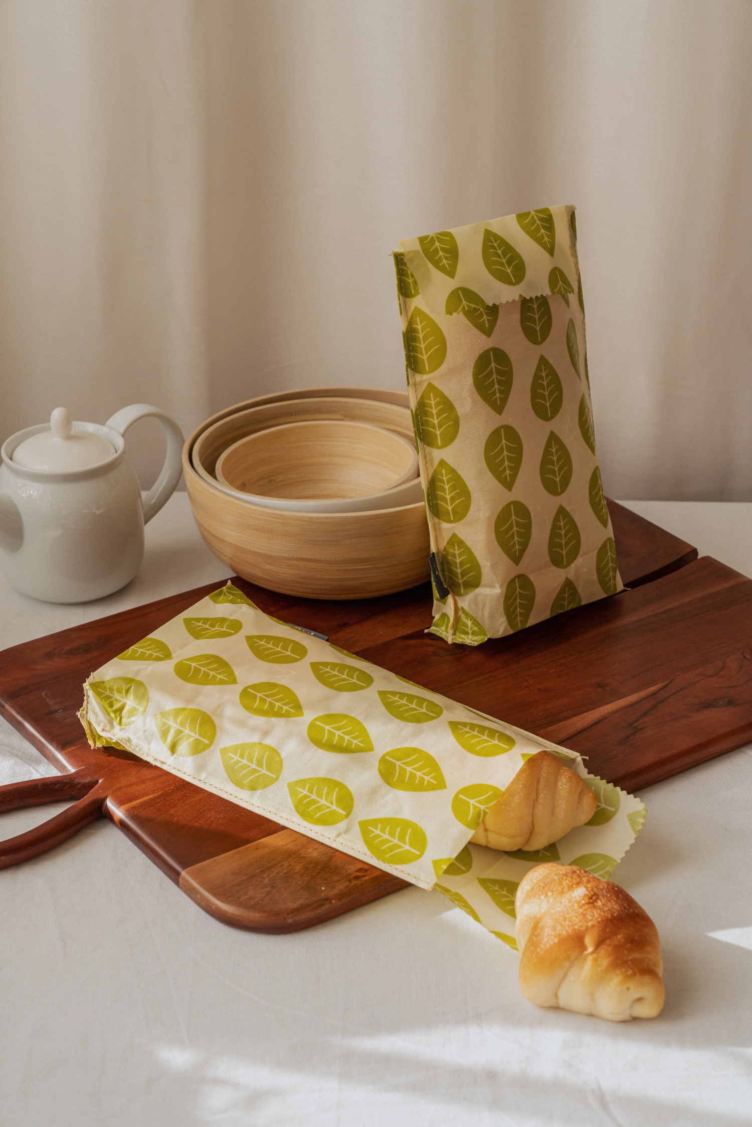 Cire végétale sac sandwich feuilles