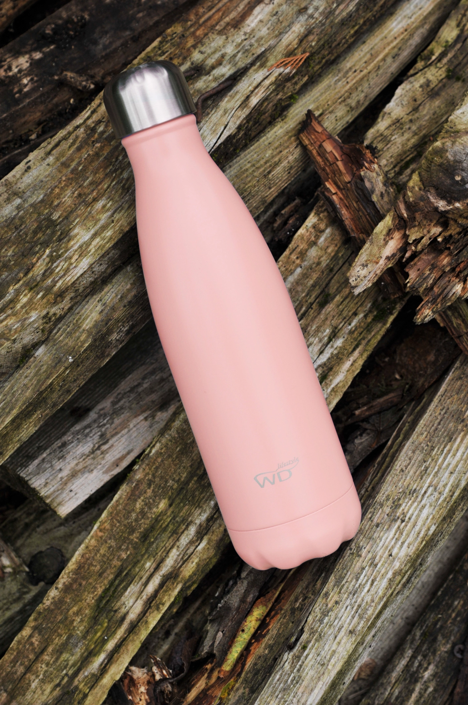 Bouteille isotherme double 500ml, rose clair
