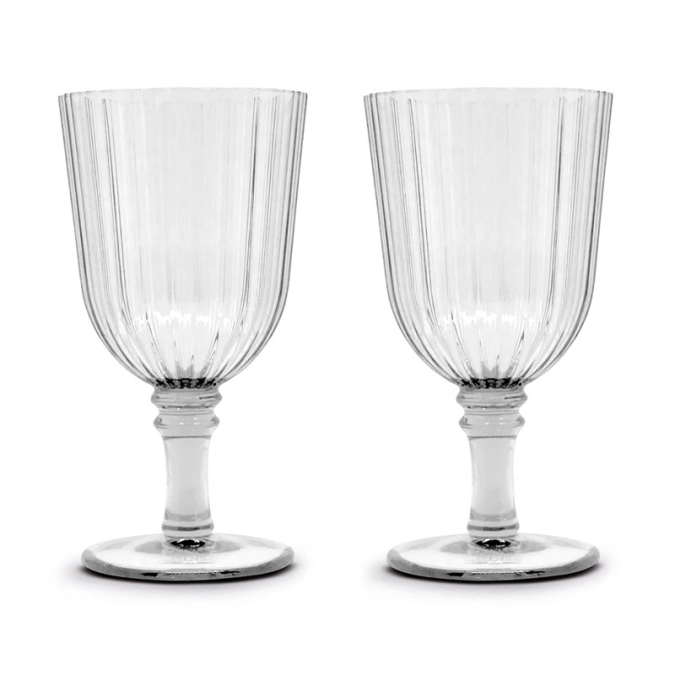 Set de 2 verres en acrylique 460ml, transparent