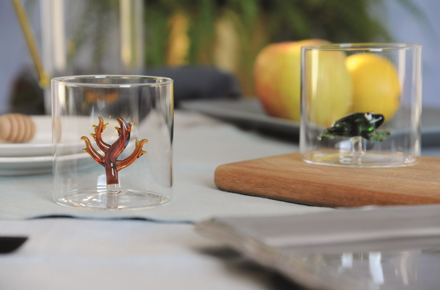 Verre en borosilicate 250 ml corail