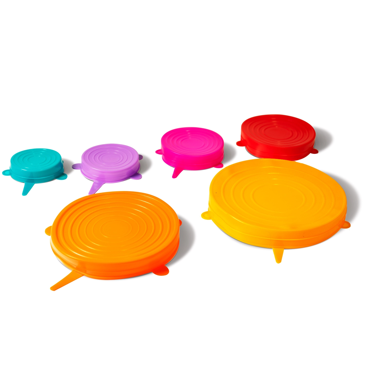Lot de 6 couvercles en silicone