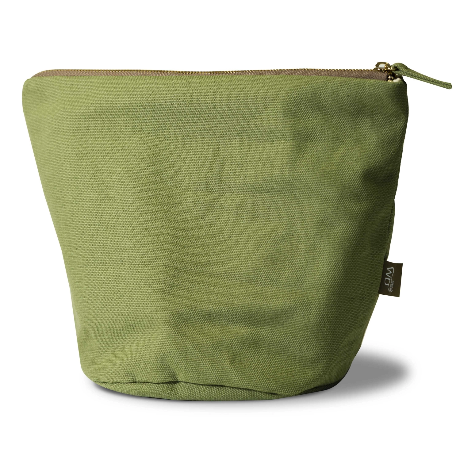 Sac à pain en coton 20cm chauffant, vert