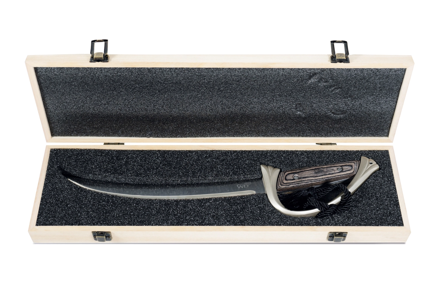 Sabre de sommelier a. manche en bois 46.5cm