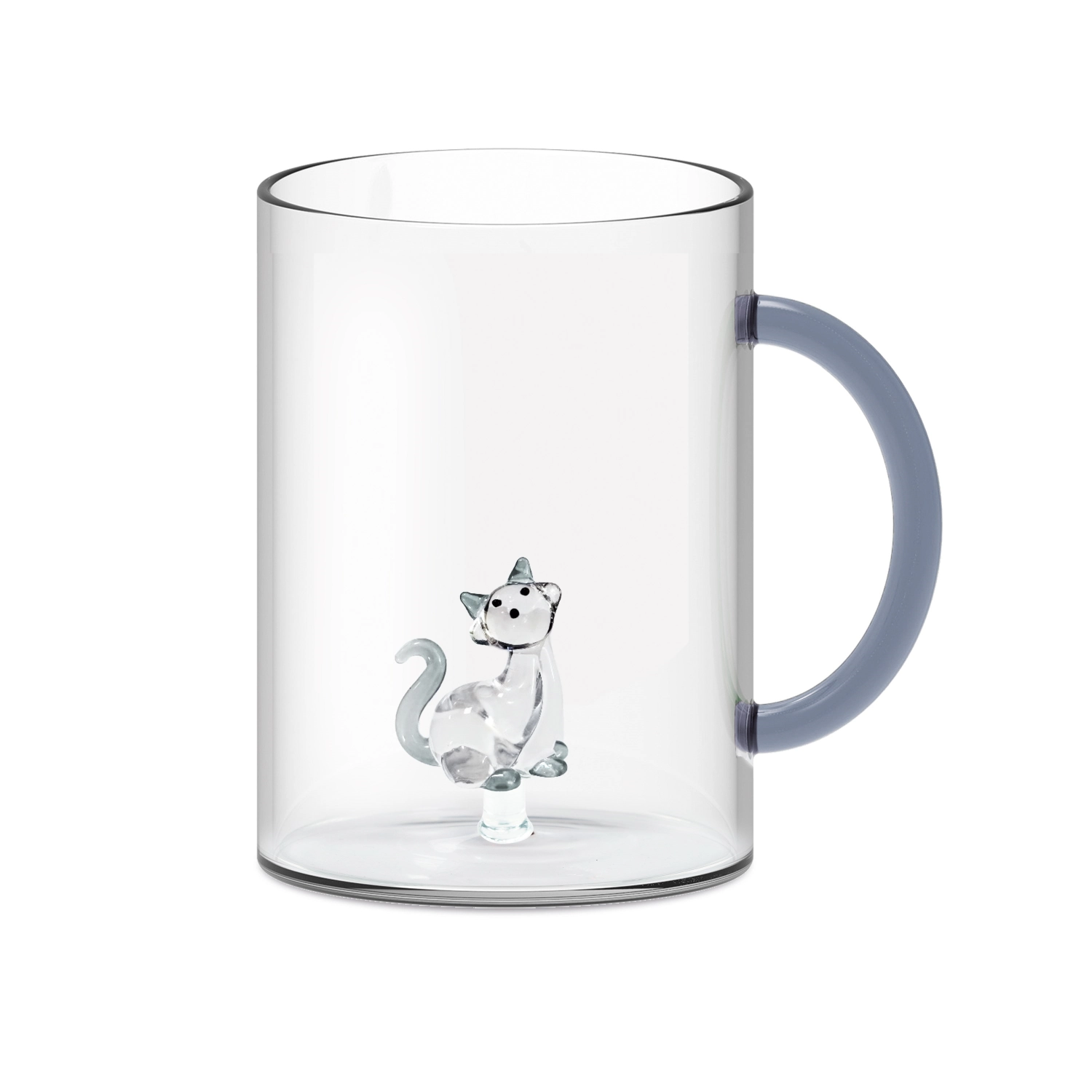 Gobelet en verre borosilicaté 420 ml chat