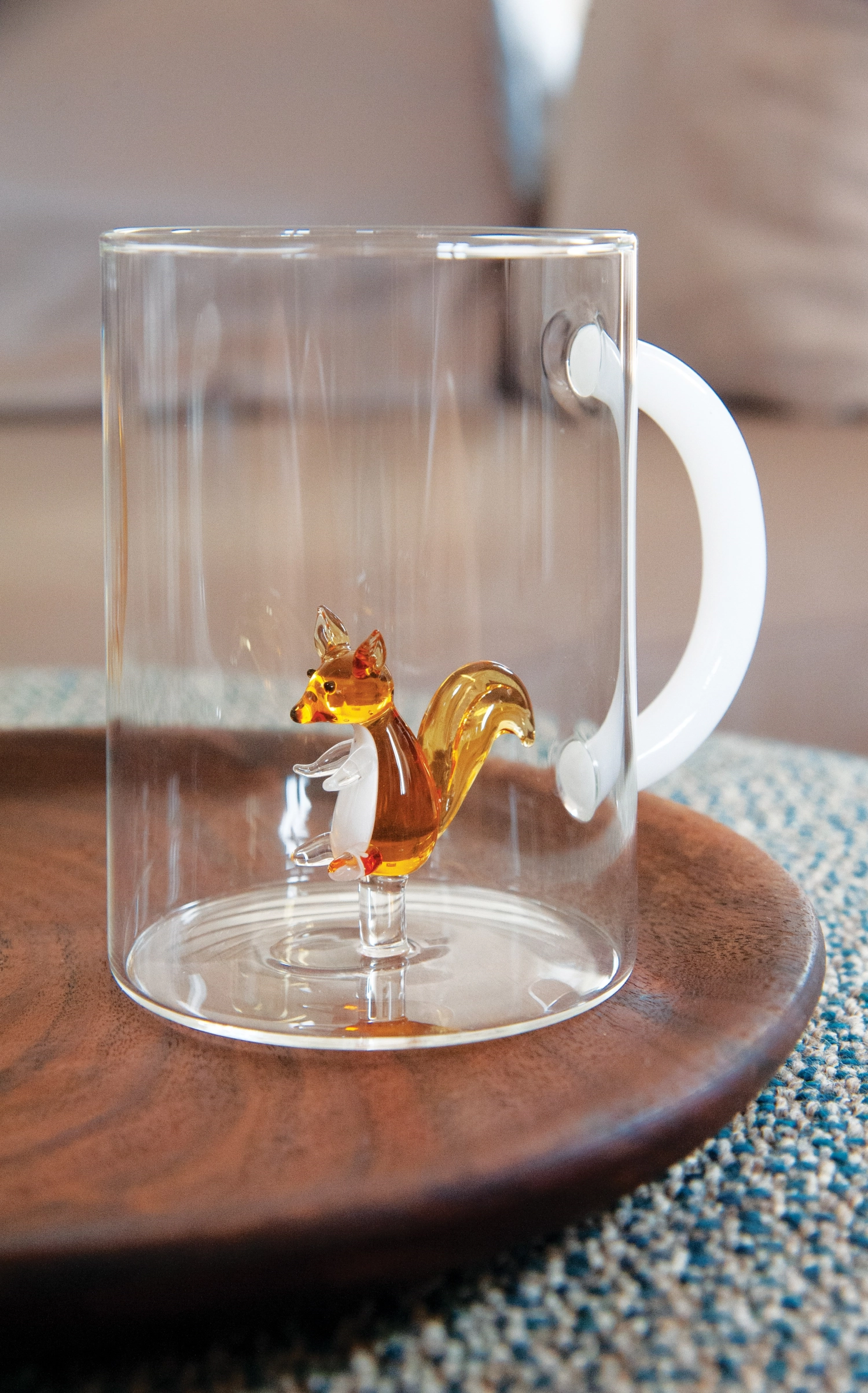Gobelet a. verre en verre borosilicaté 420 ml écureuil