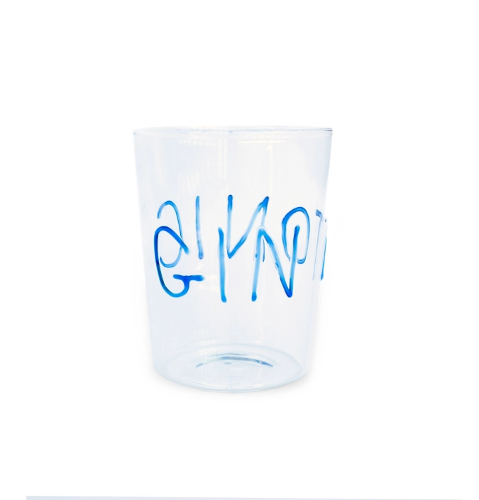 Cocktailglas aus Borosilikat GIN TONIC, handgefertigt, 500ml