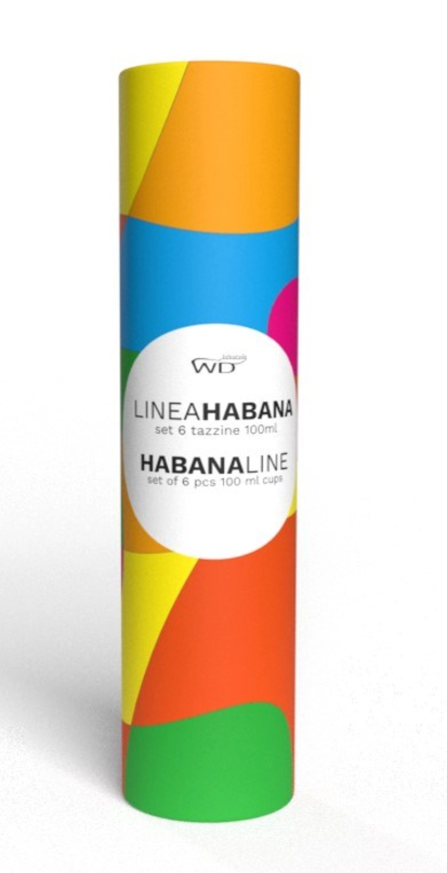 Lot de 6 gobelets Linea Habana, 100 ml