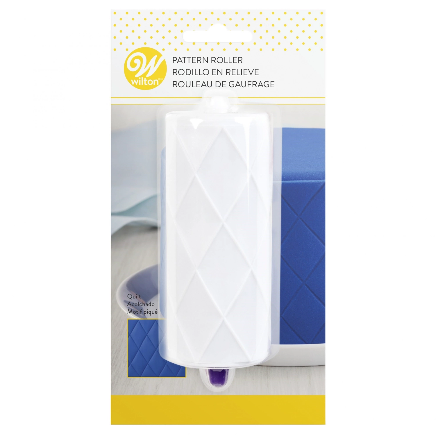 Prägerolle Steppmuster