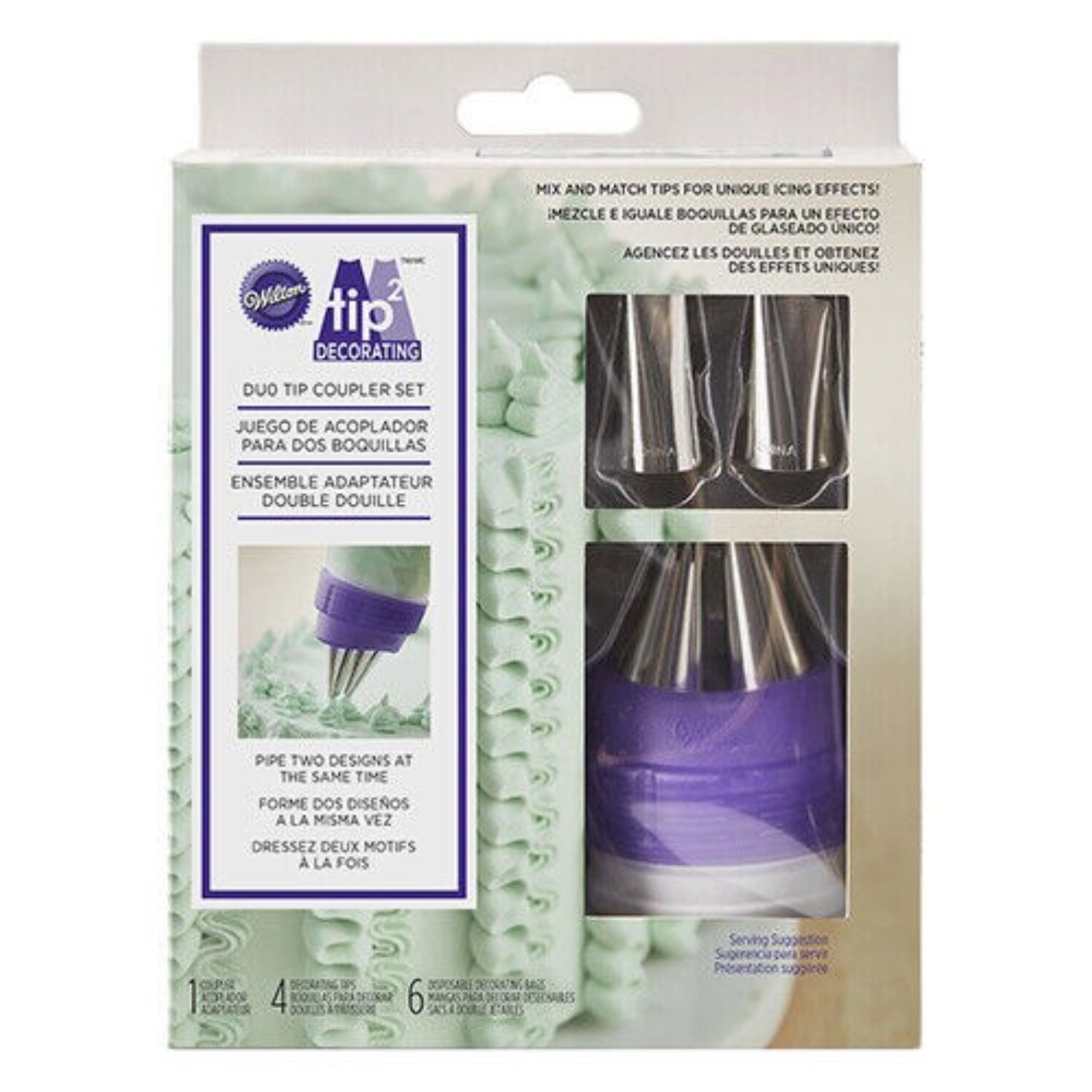 Duo Koppler für Tüllen Set (Tüllen/Koppler/Spritzbeutel)