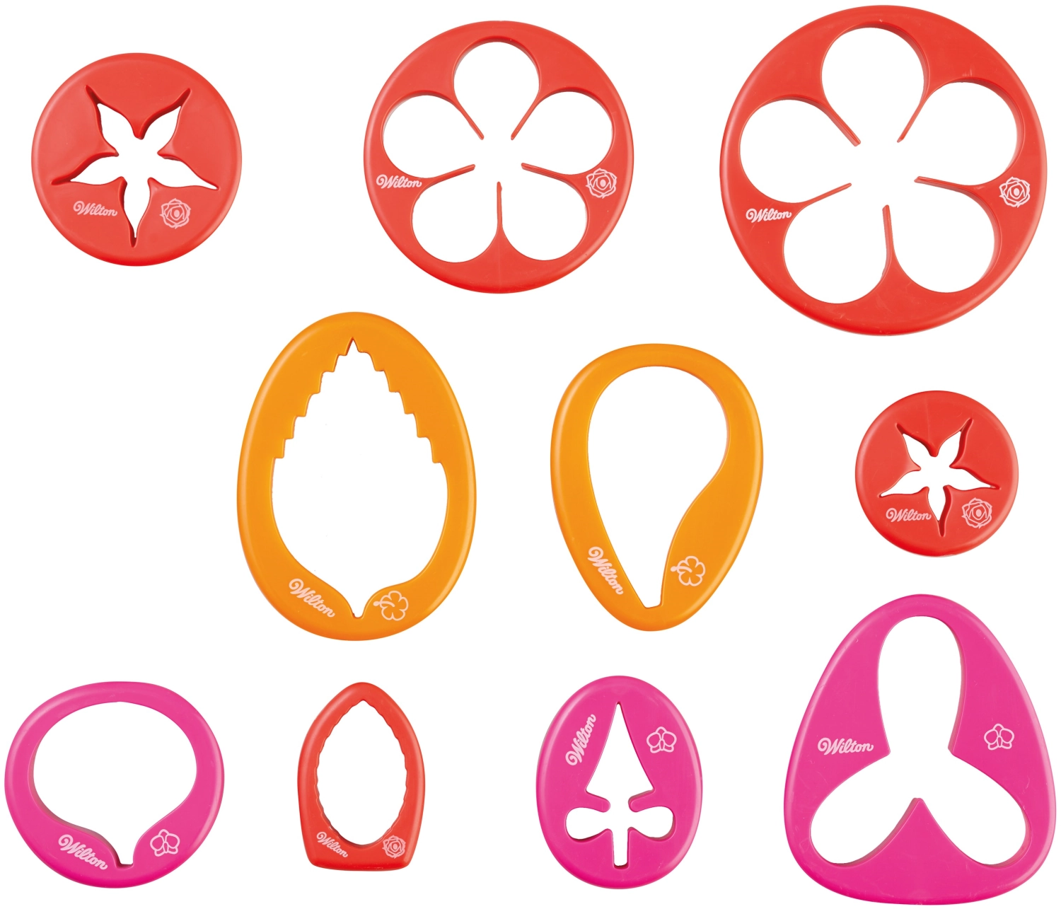 25-tlg. Set Fondant/Blütenpaste Ausstecher Blumen