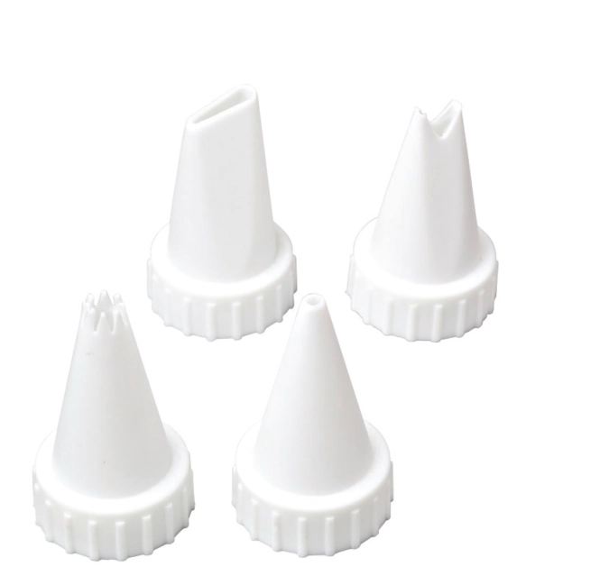 4-tlg. Set Tüllen zu Icing u. Geltuben