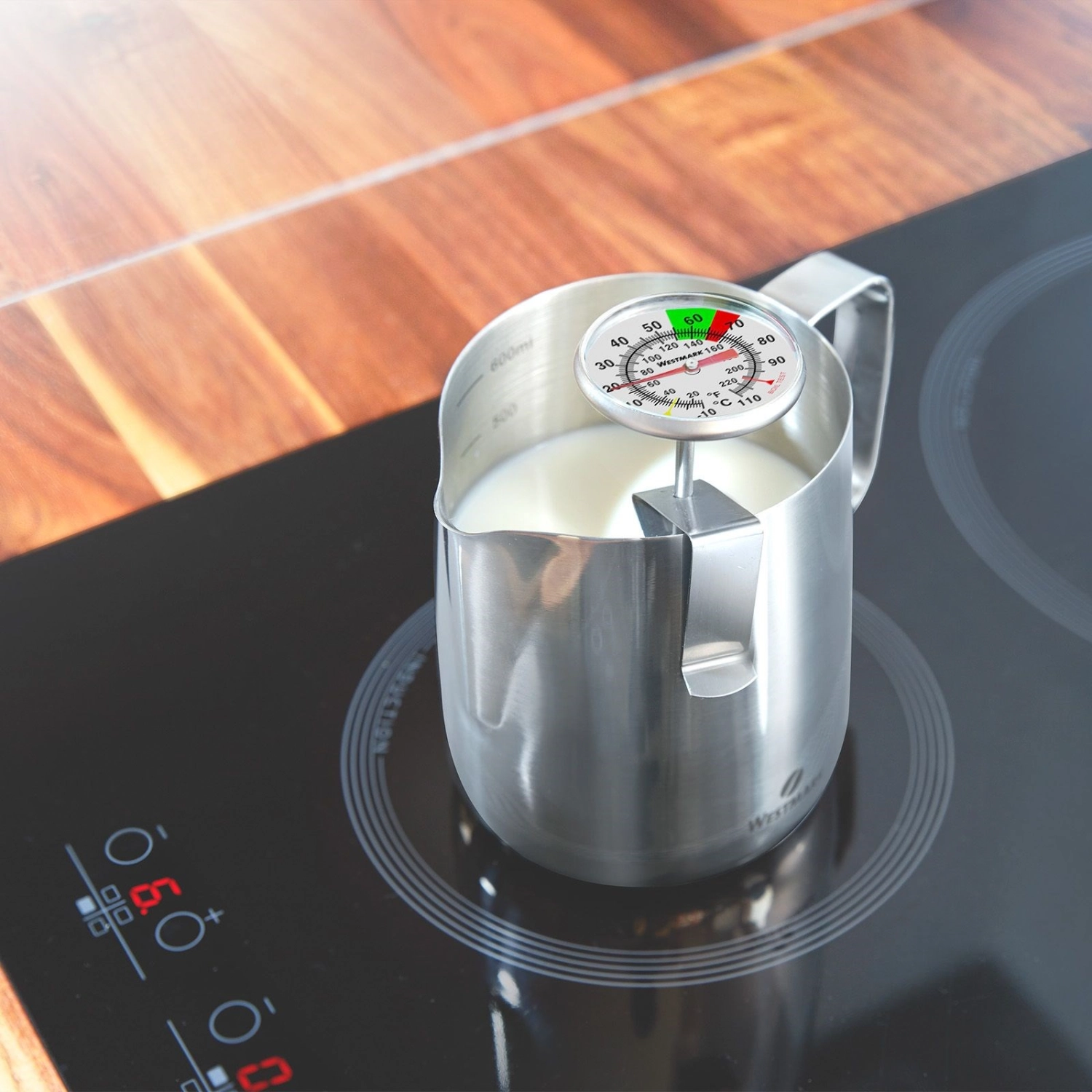 Thermomètre à lait avec clip