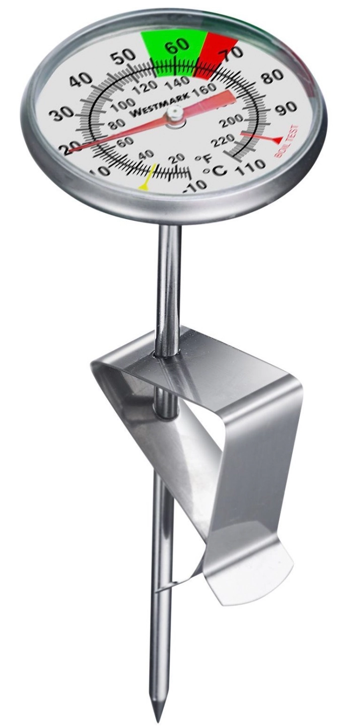 Thermomètre à lait avec clip