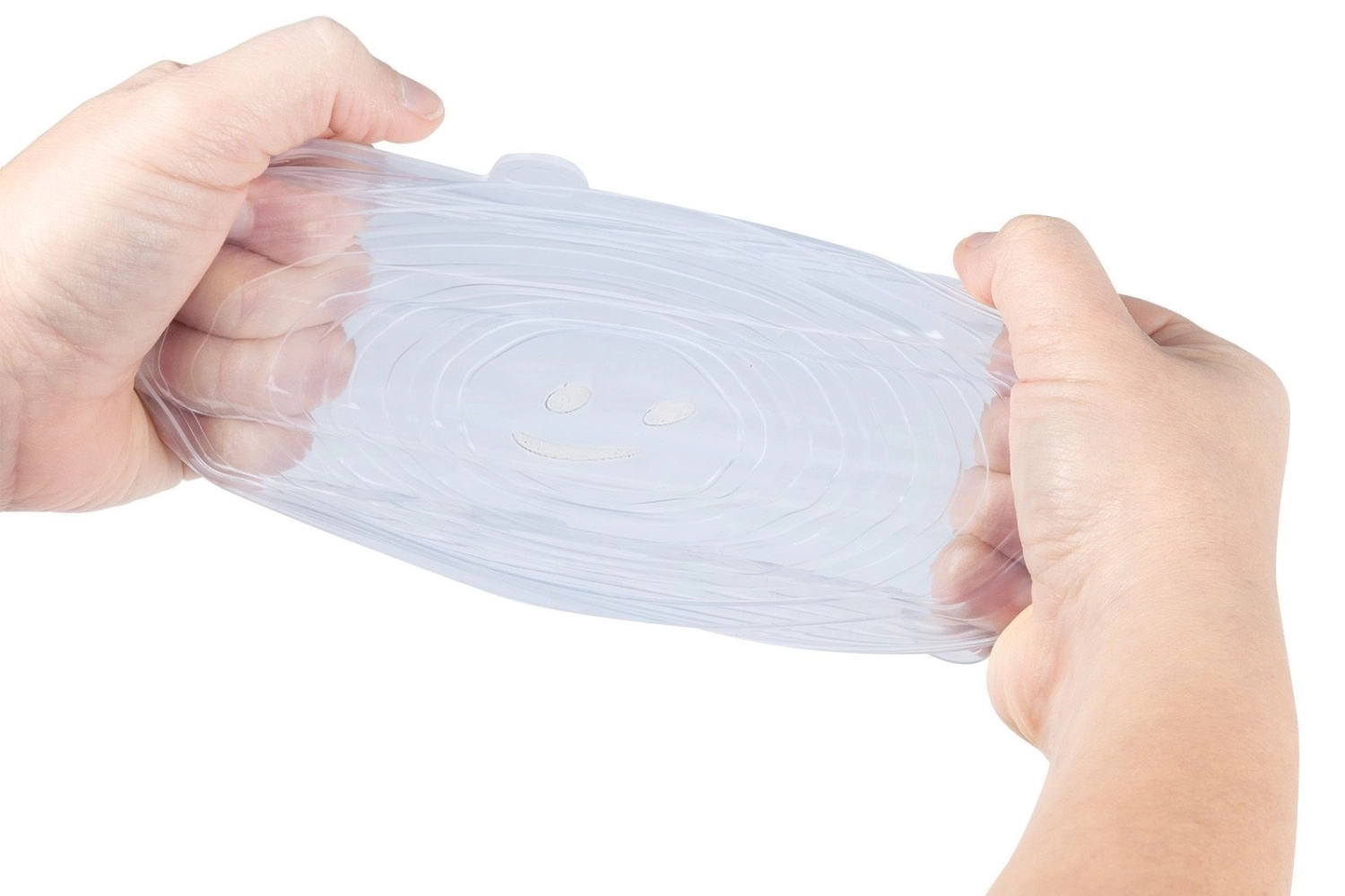 Set de 6 couvercles en silicone pour produits frais square