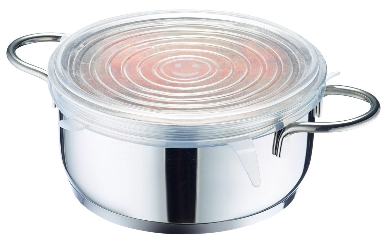 Set de 6 couvercles de conservation en silicone round