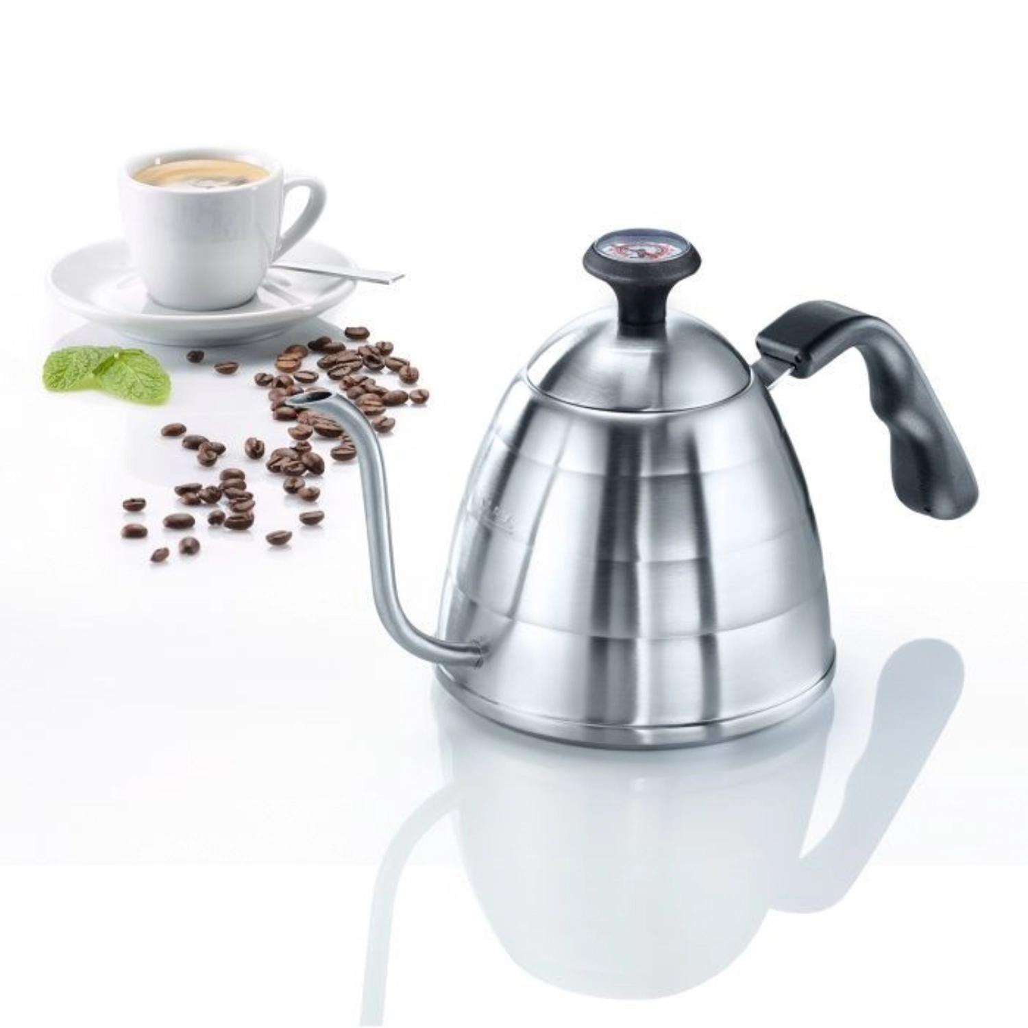 Brasilia Plus Schwanenhalskessel mit Thermometer