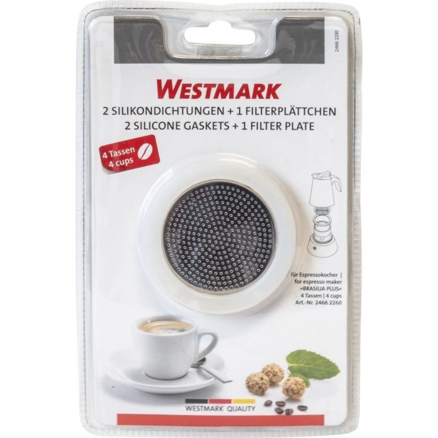 2 anneaux d'étanchéité en silicone et 1 plaque filtrante pou