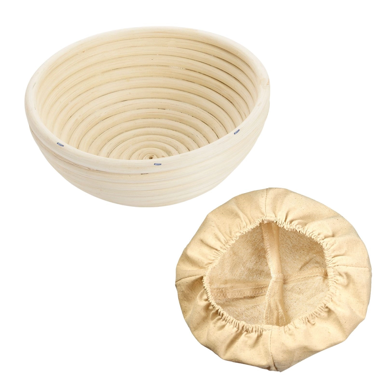 Paniers de fermentation ronds avec housse d20.5 x 8.1cm