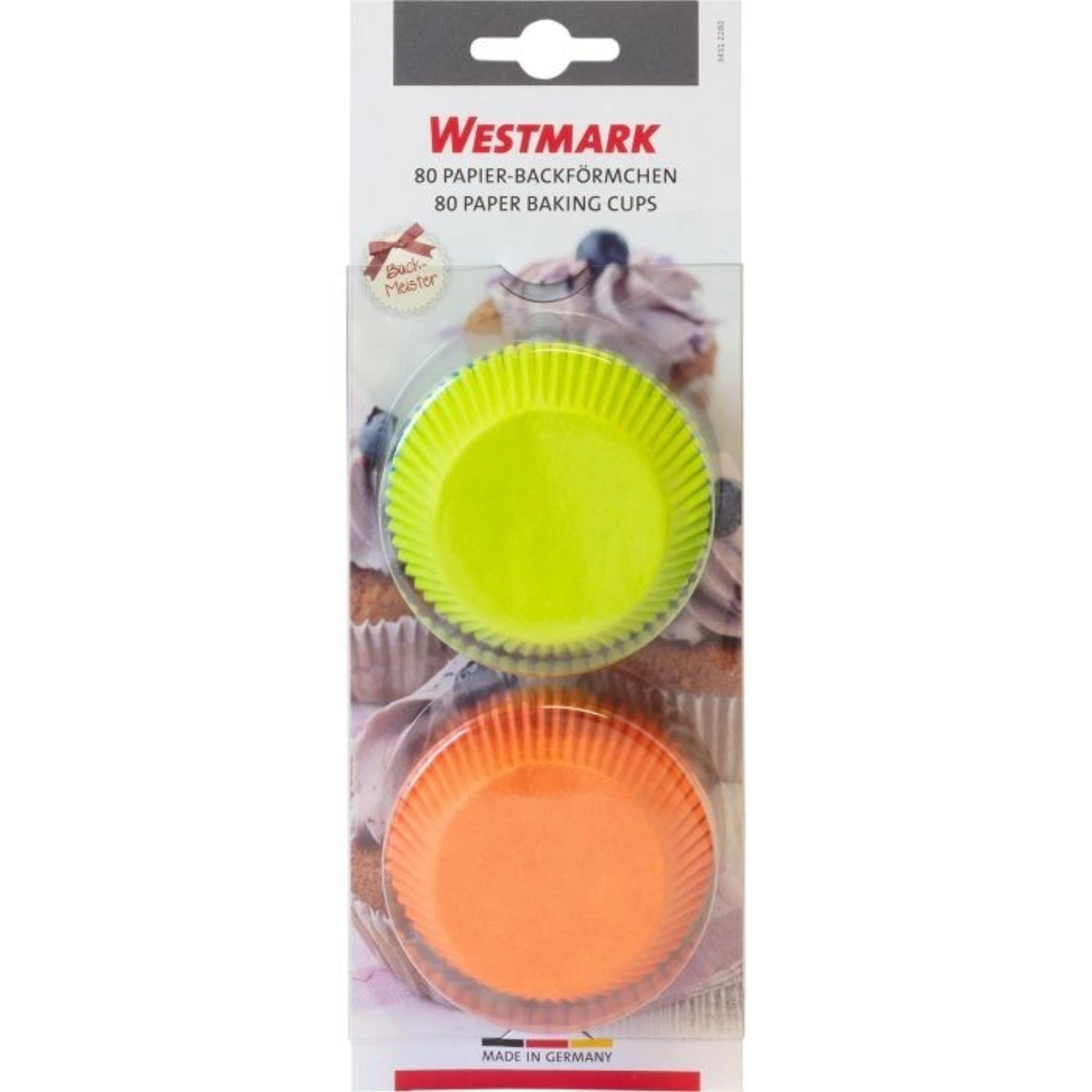 80 Stk. Muffin Papier-Backförmchen