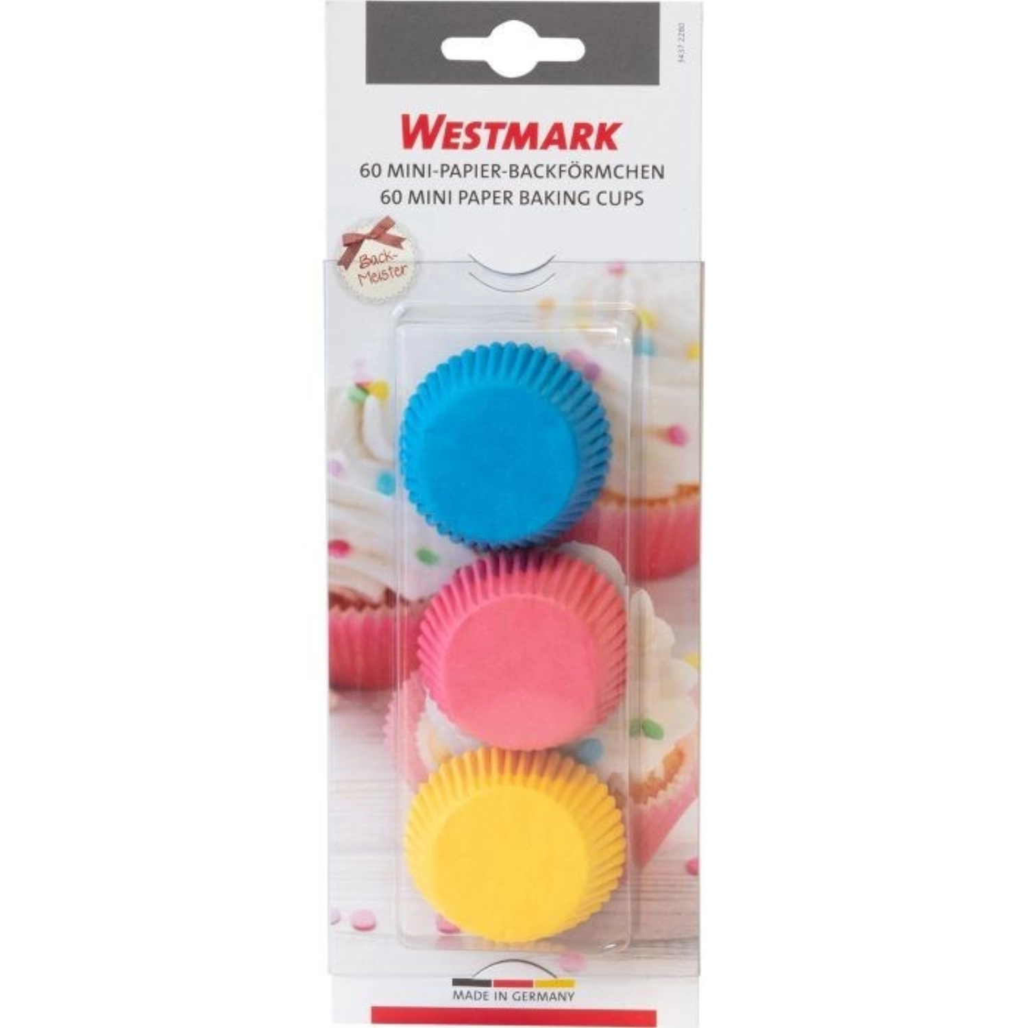 60 Mini Muffin Papier- Backförmchen