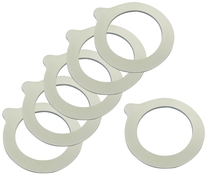 Set de 6 anneaux en caoutchouc, d68mm