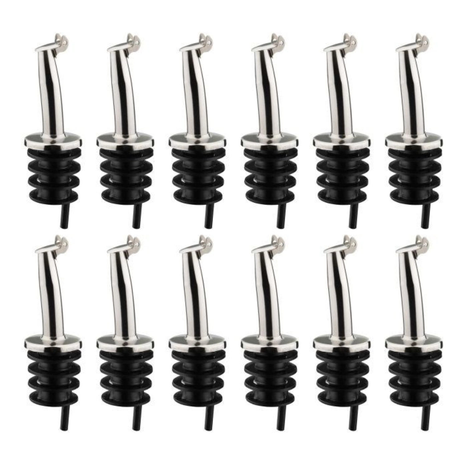 12 pcs. Présentoir Inox Gastro Bec verseur