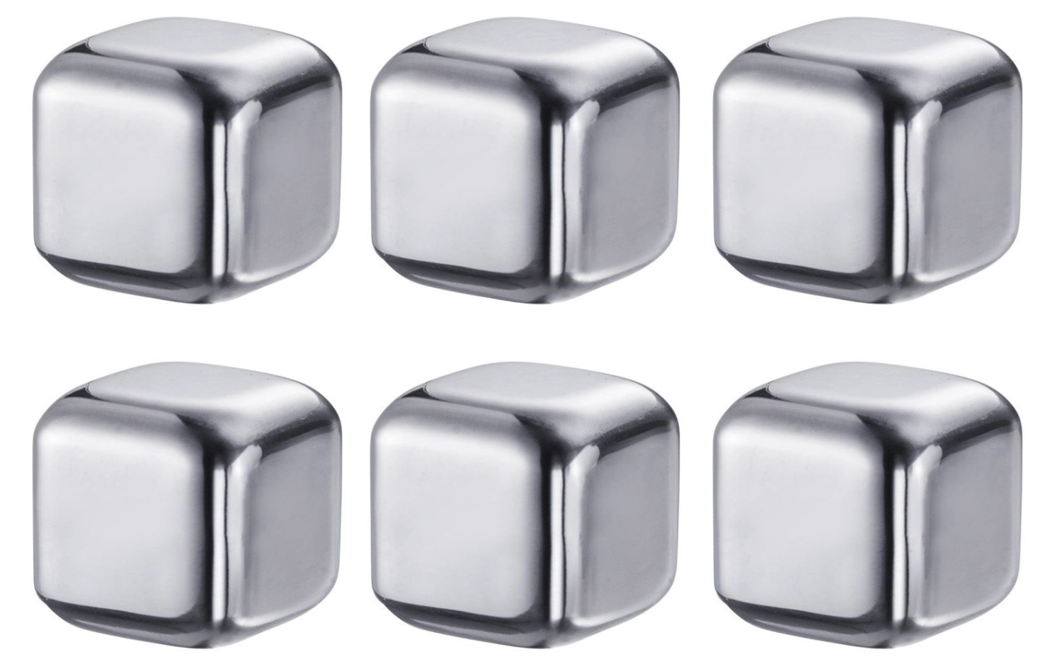 7 tlg. Set Cosmo Eiswürfel mit Zange