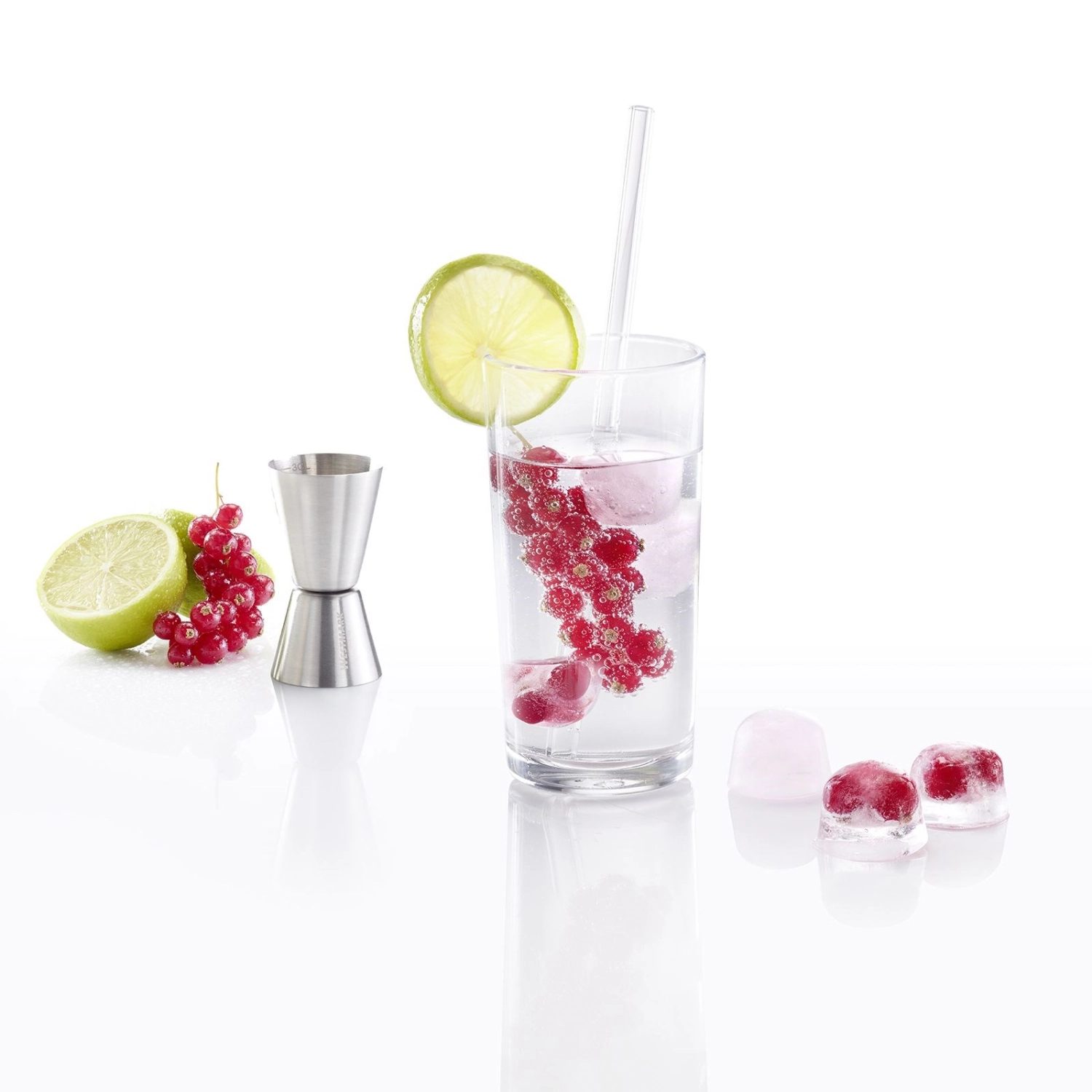 2er Set Eiswürfelbereiter mit Deckel Stella