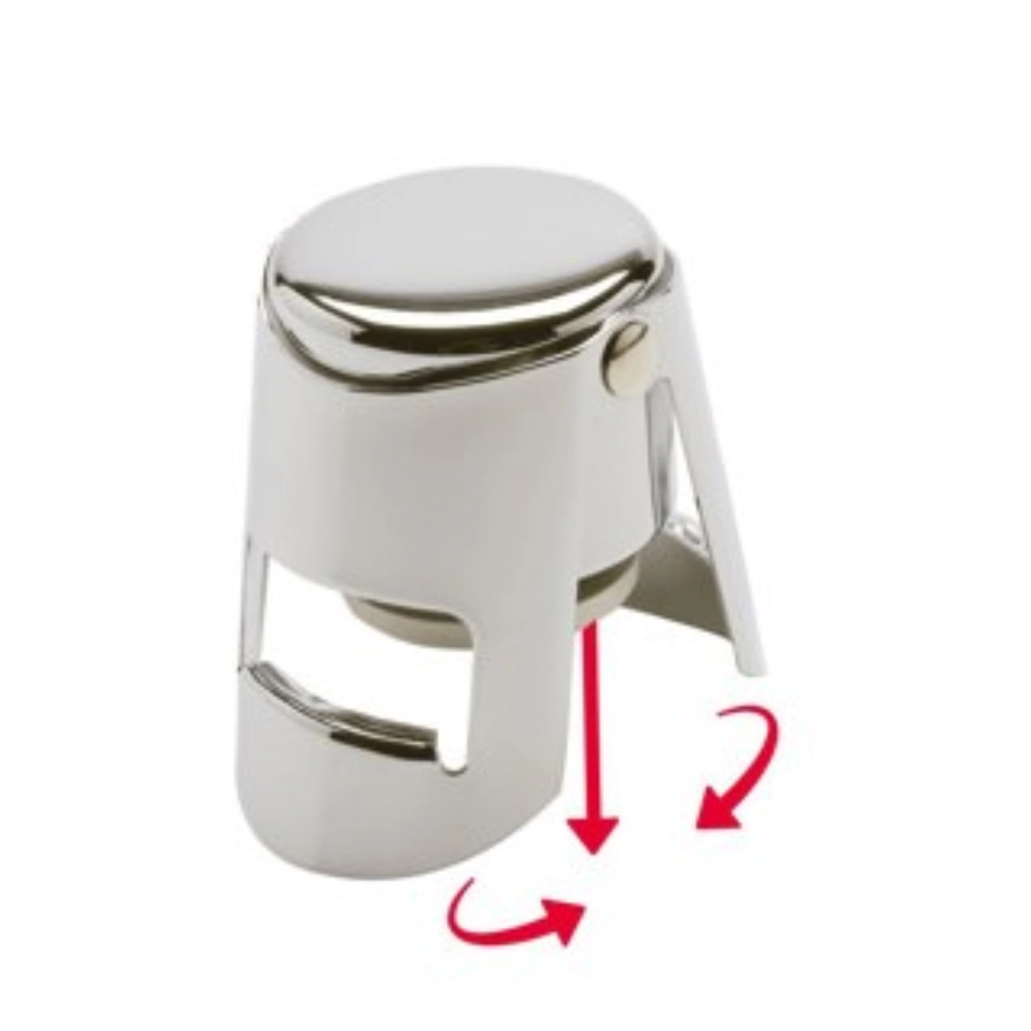 Bouchon pour bouteille de champagne, 4x4x5.2cm