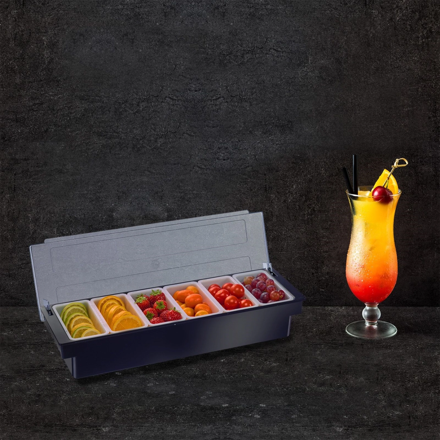 Pano Gewürz- oder Obstbar mit 6 Fächer