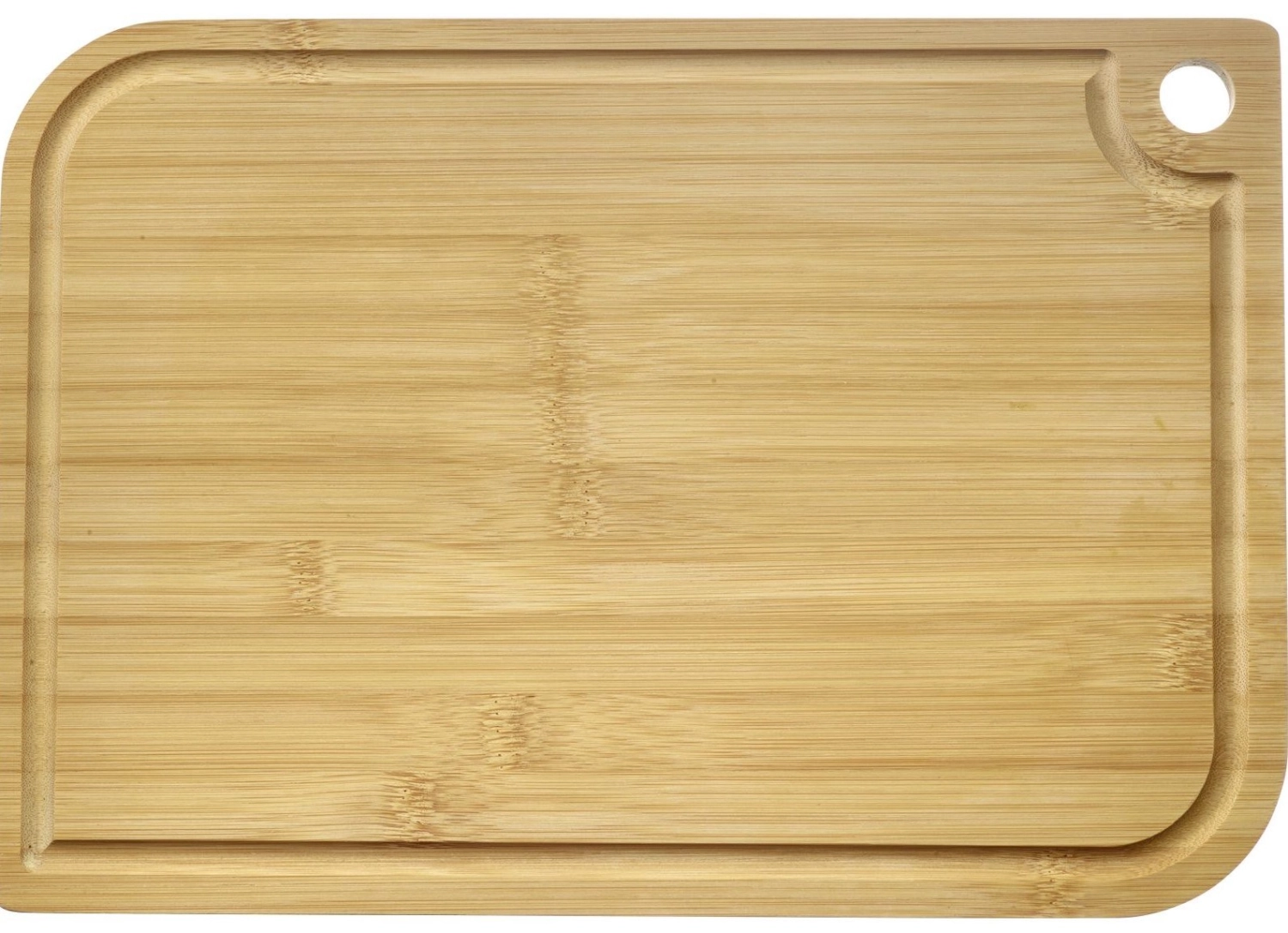 Planche à découper avec rainure à jus, petite, 28x15cm
