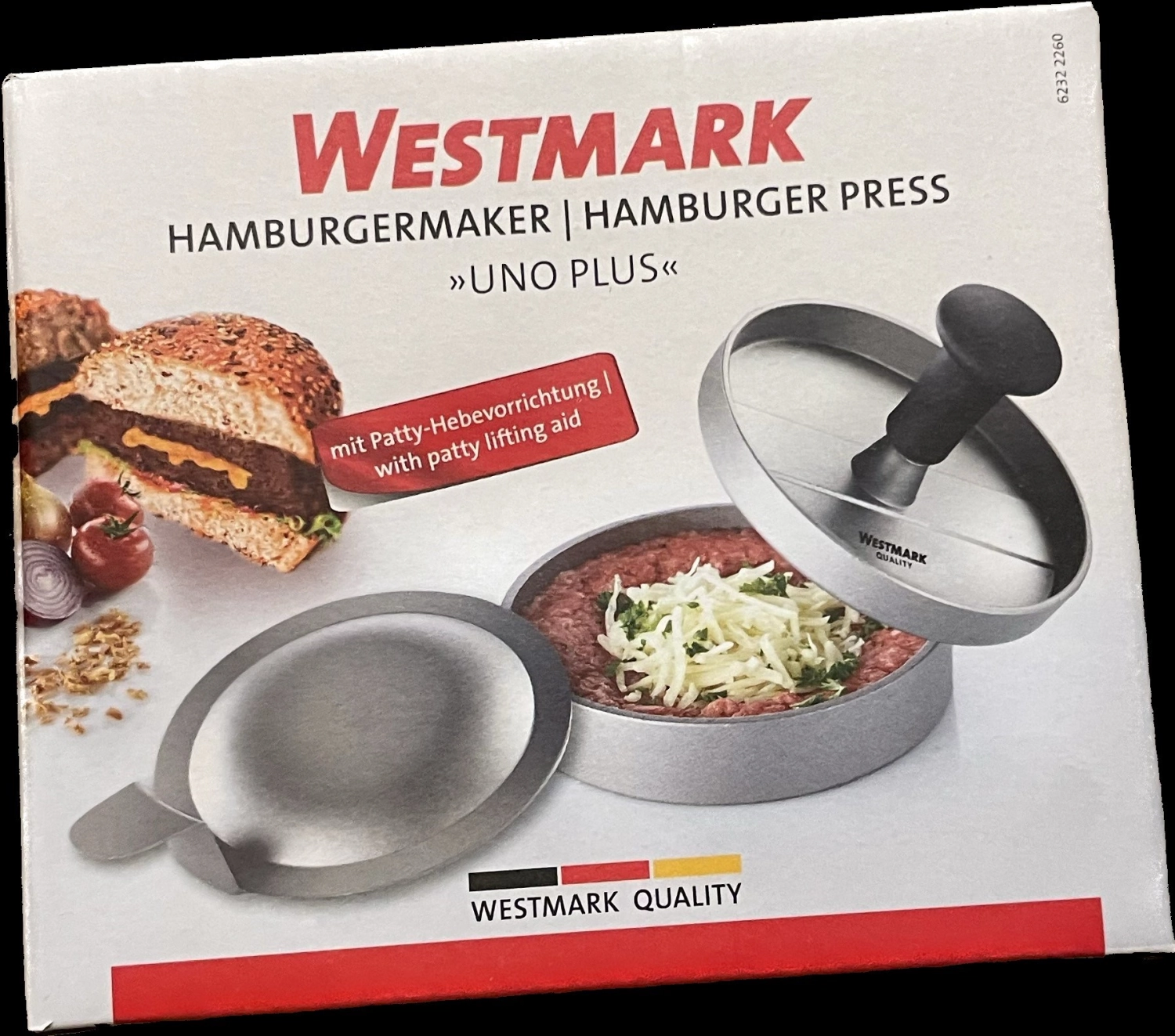 Uno Plus Hamburgermaker mit Heber