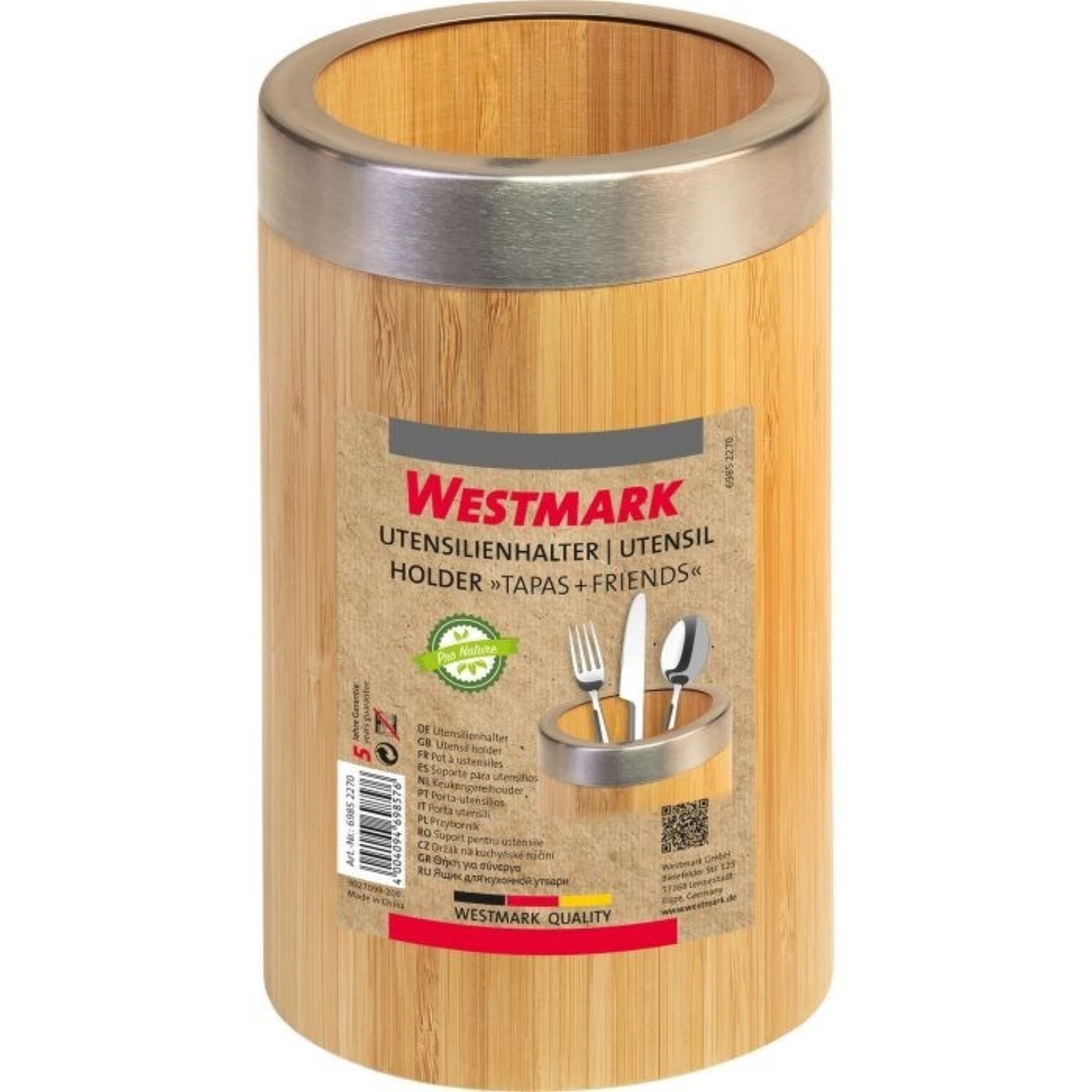 Porte-ustensiles ´tapas + friends´, rond