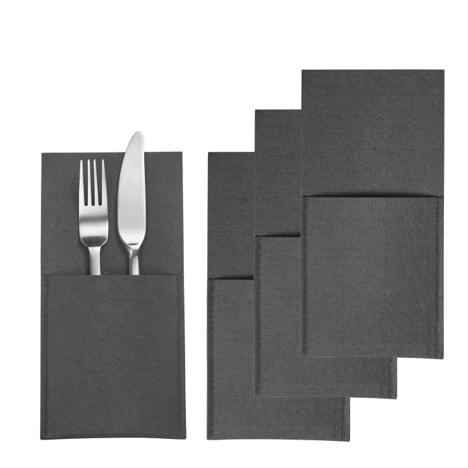 4er Set Bestecktaschen Cozy