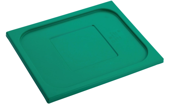 Couvercle gn 1/1 polypropylène vert 53x32.5cm