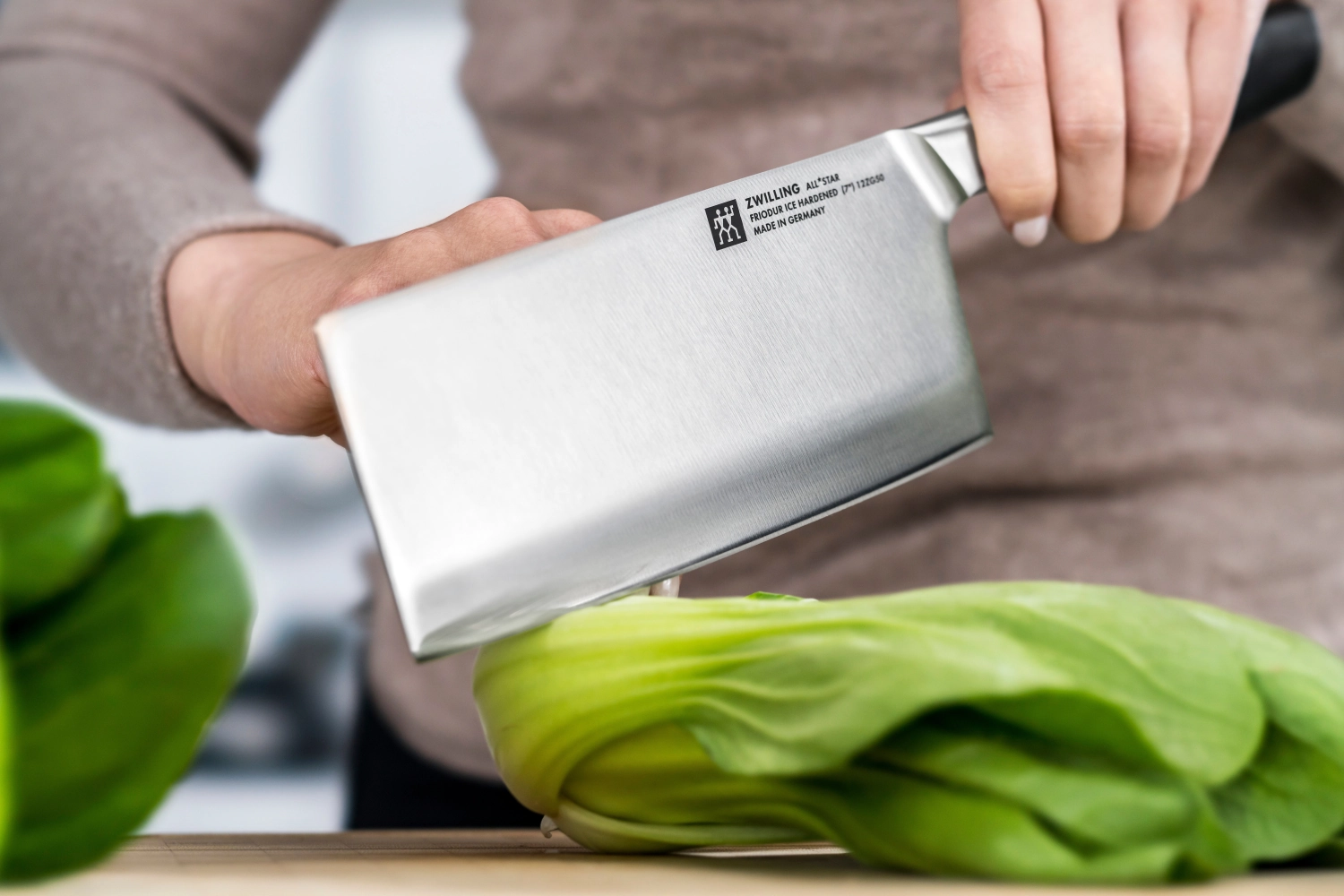 All star chin. couteau de cuisine 180, chrome-argent