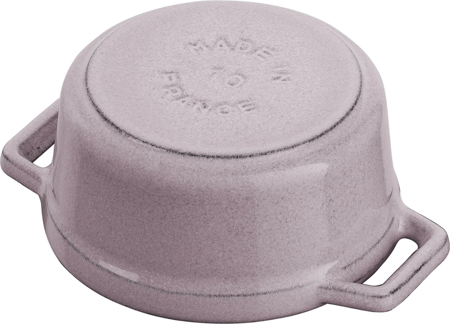 Mini cocotte 10 cm, ronde, cerisier en fleurs, fonte 0.25l