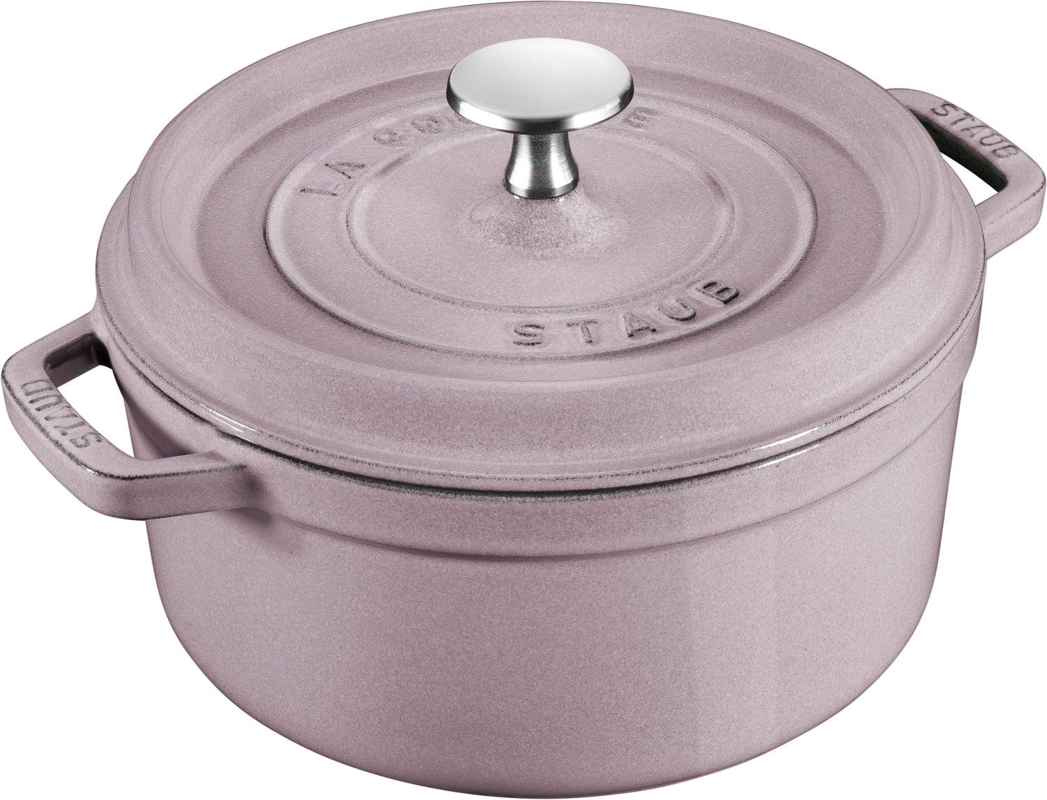 Cocotte 18 cm, ronde, cerisier en fleurs, fonte 1.7l