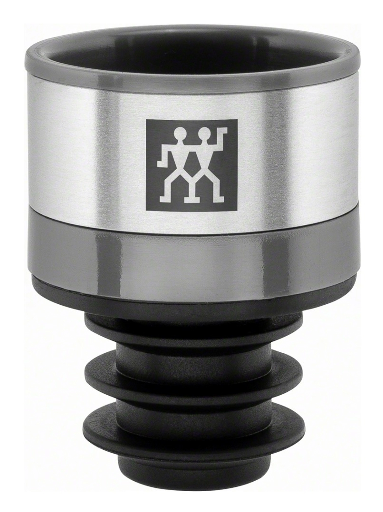 Bouchon à vide pour vin, 3x3x4 cm, gris