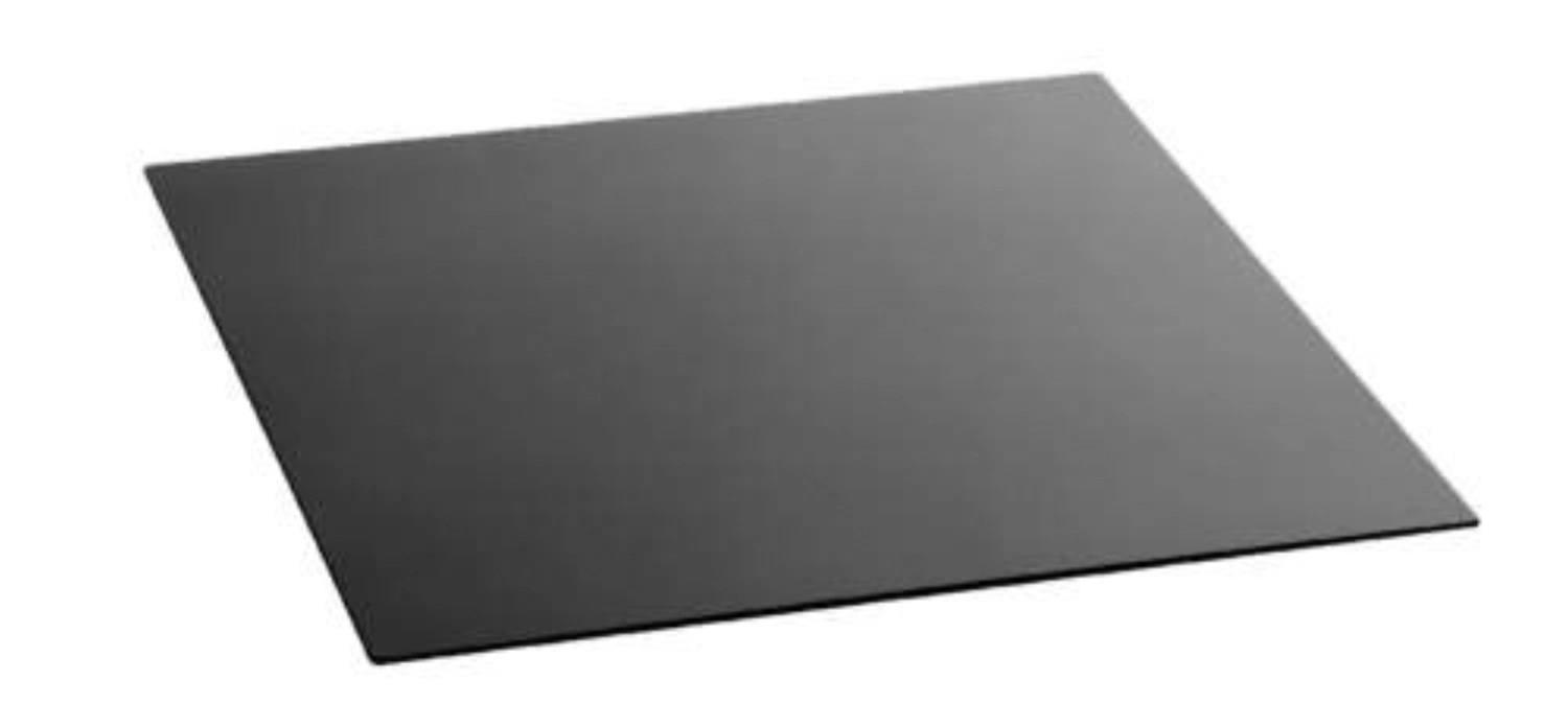 Glas-Buffetplatte, schwarz, gehärtet, 50x50x0.4cm