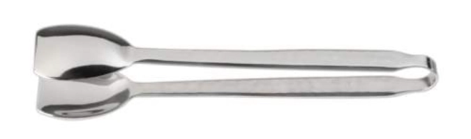 Pince à servir, acier inoxydable, martelé, L21.5cm