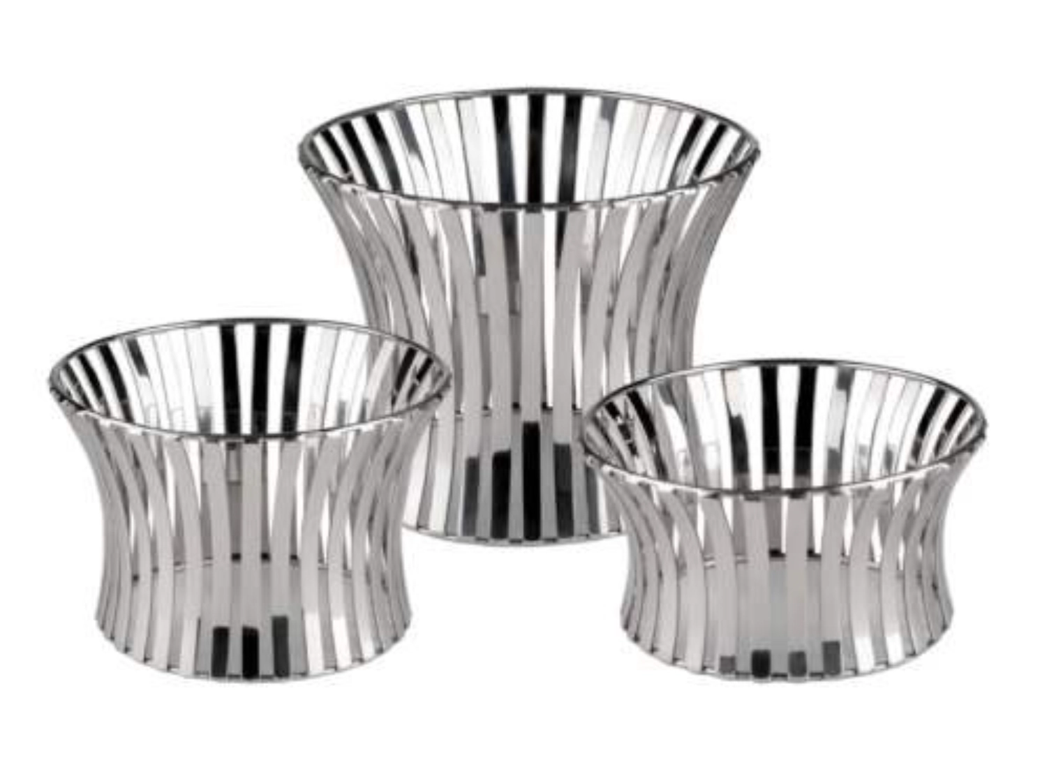 Présentoir à buffet, acier inoxydable, poli miroir, D25/20cm