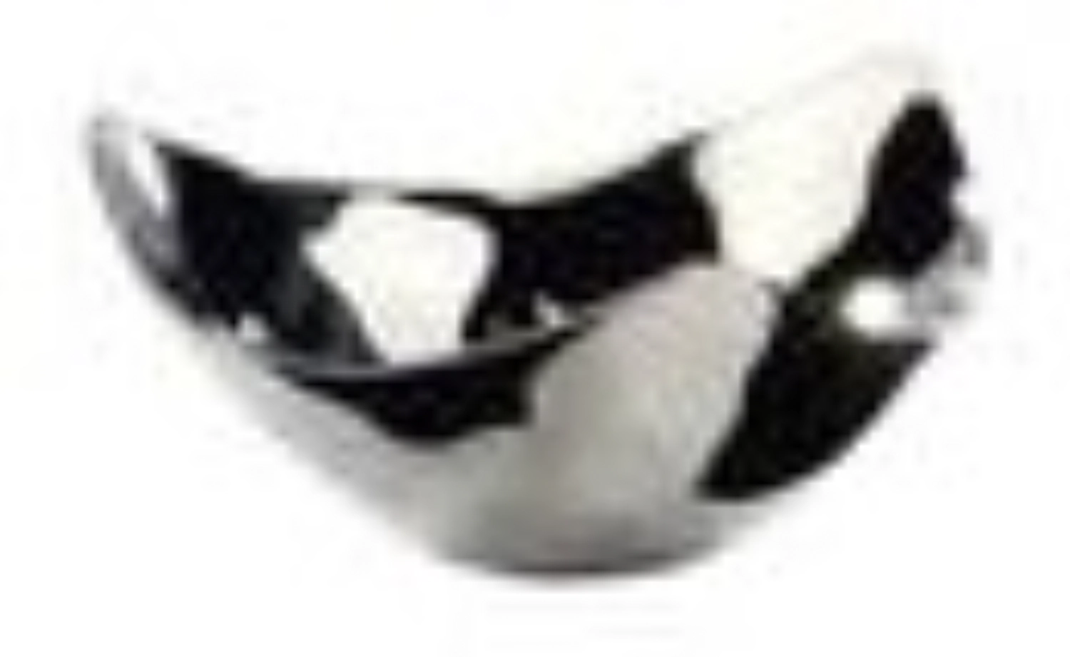 Bol triangulaire, acier inoxydable, martelé, d9cm, h4cm