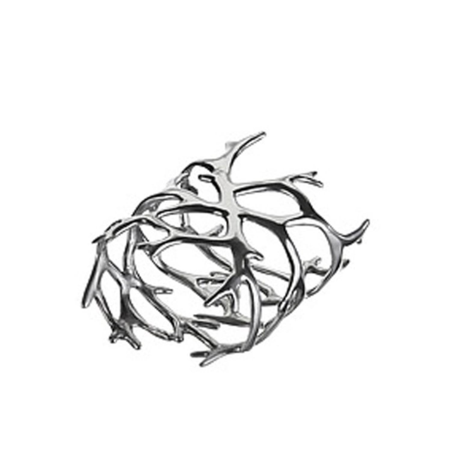 2er Set REEF Serviettenring, Zinnlegierung, D5.5x3.5 L7.5cm