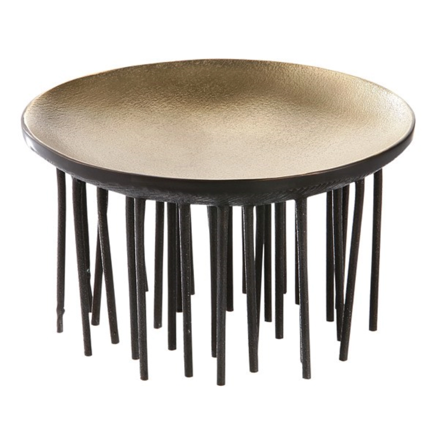 FAKIR coupe laiton, doré/noir, D15cm, H8.5cm