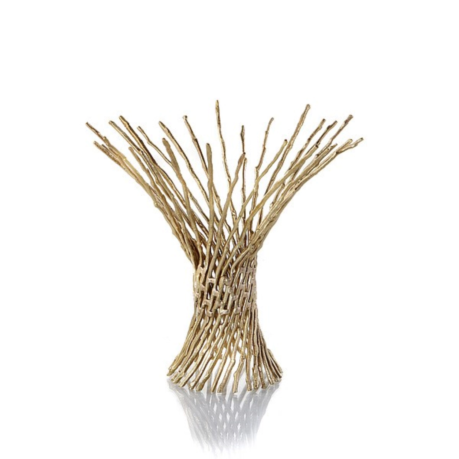 SOMNIA Présentoir à barquettes laiton, doré D23.5cm, H22.5cm