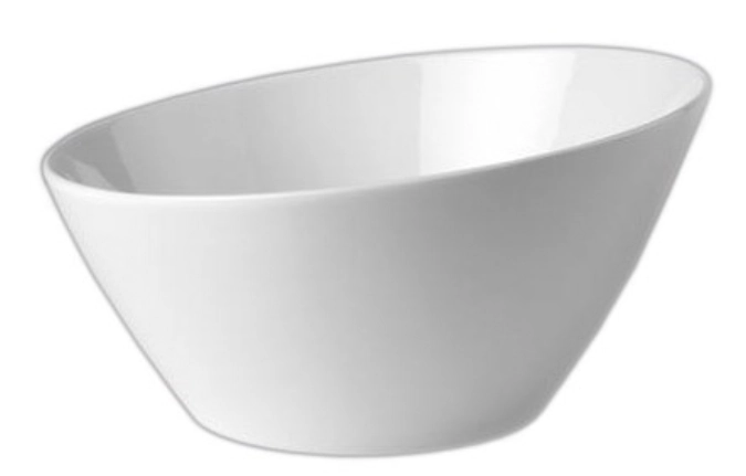 6er Set CATERING DE LUXE Schale, Porzellan, weiss, D19cm, 1L
